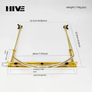 24-Hole Metal Harmonica Neck Stand for Performers 12 S48f227ac75864be6828a26f3b2c53b73R