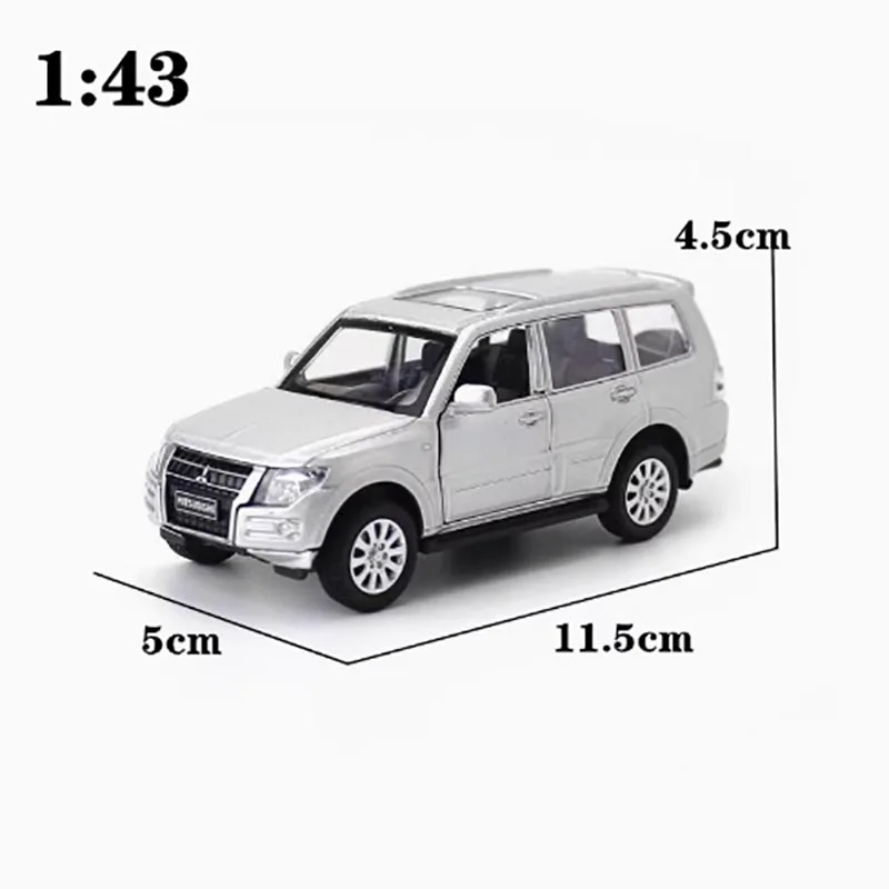 Silver Pajero Bobcat 1/43 Diecast Model 5 Silver Pajero Bobcat 1/43 Diecast Model - Image 5