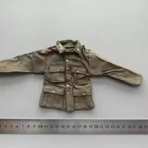 WWII Light Green Action Figure Coat for Collectors 15 S493f9942ceef449d8b5ed8c765477155v