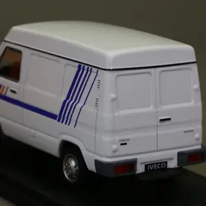 1:43 Scale White Van Model with Decals 12 S4946e66997d440faa903e1cea213c0cbb