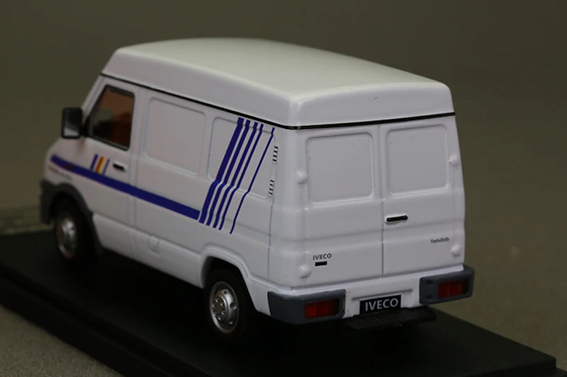 1:43 Scale White Van Model with Decals 5 1:43 Scale White Van Model with Decals - Image 5