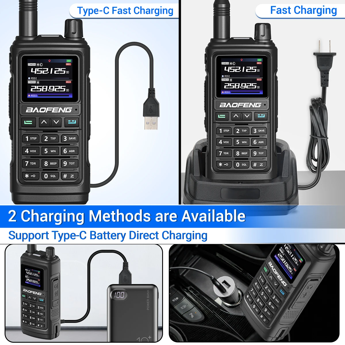 Baofeng UV-17 PRO GPS Walkie Talkie with 6 Bands 5 Baofeng UV-17 PRO GPS Walkie Talkie with 6 Bands - Image 5