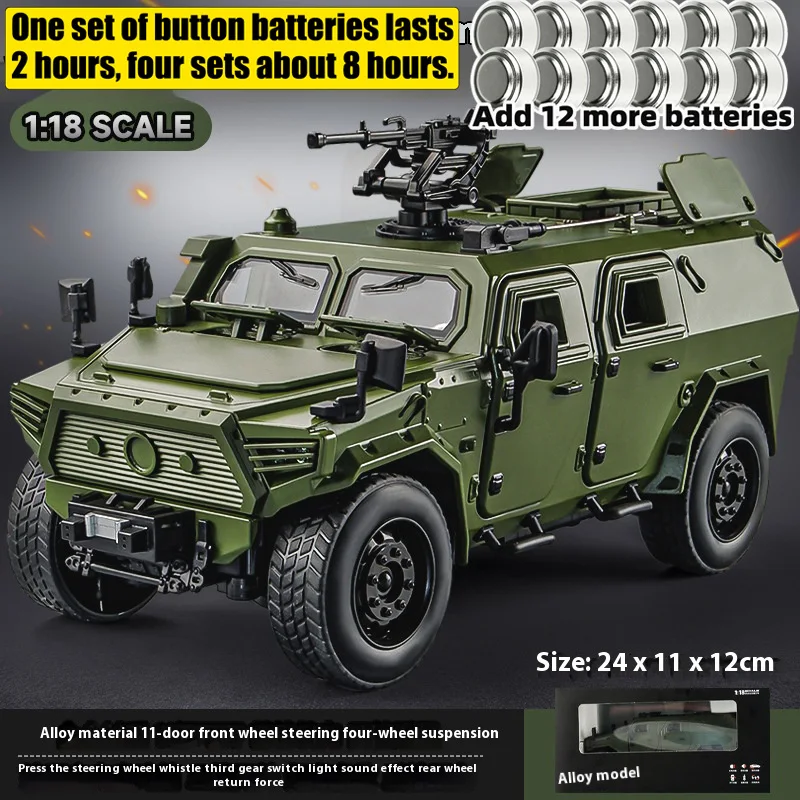 Dongfeng M-Terrain SWAT 1:18 Scale Diecast Model 8 Dongfeng M-Terrain SWAT 1:18 Scale Diecast Model - Image 8