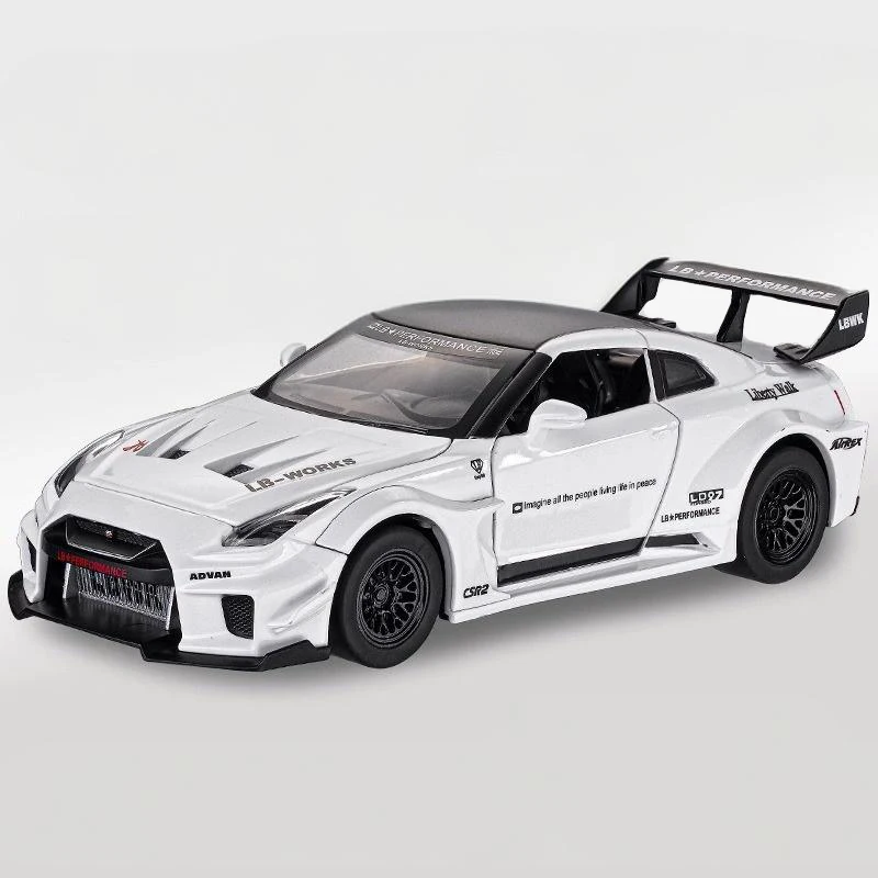 Black Nissan Skyline GTR 1:32 Scale Diecast Model 8 Black Nissan Skyline GTR 1:32 Scale Diecast Model - Image 8
