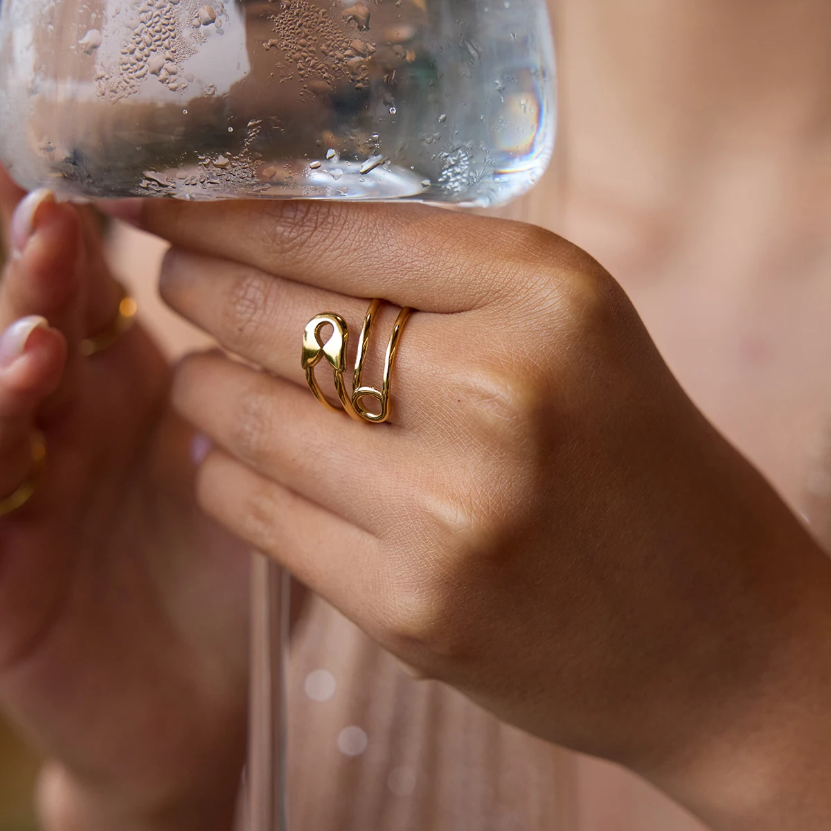 Minimalist Stainless Steel Ring Set for Women 3 Minimalist Stainless Steel Ring Set for Women - Image 3