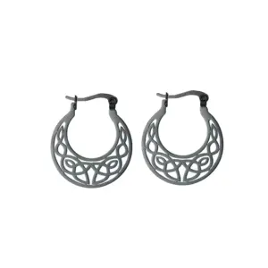 Vintage Irish Knot Earrings in Stainless Steel 15 S49e3482639054555bf77f88fdf9abf40J