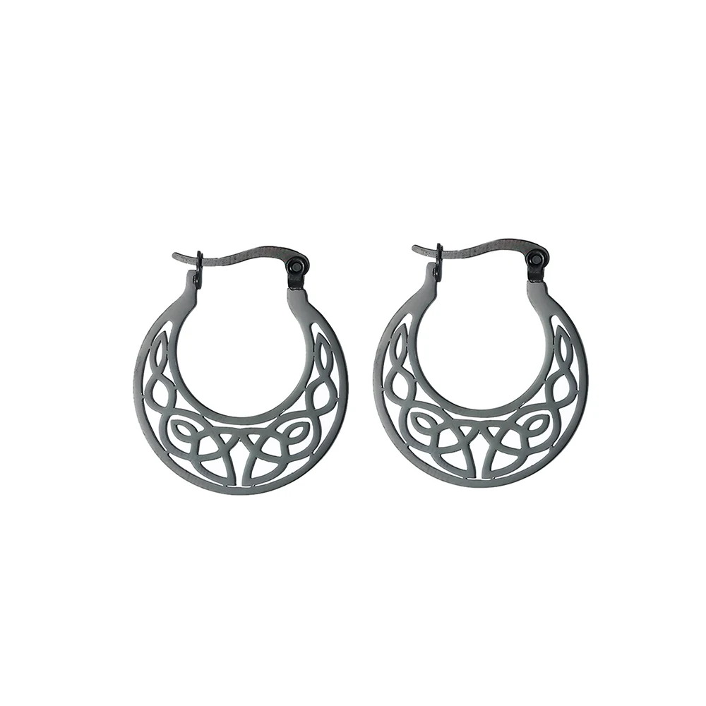 Vintage Irish Knot Earrings in Stainless Steel 7 Vintage Irish Knot Earrings in Stainless Steel - Image 7