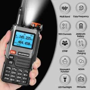 Baofeng UV-K61 7-Band Walkie Talkie 5-10KM Range 11 S49e804e897db4f59b8f5959c6952ceceD