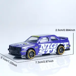 Purple 1:64 Die-Cast Street Racer Car 11 S49f735e3ad3d4885afe12eefc39c449ag