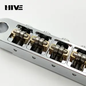 Premium Silver 6-String Guitar Bridge Set 9 S49ffa56ec65a4951aff9cc30fdd37618g