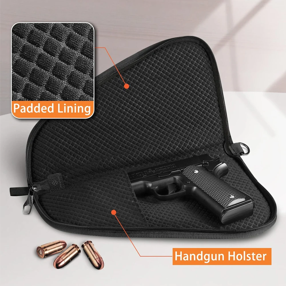 Tactical Pistol Gun Bag with Shockproof Padding 3 Tactical Pistol Gun Bag with Shockproof Padding - Image 3