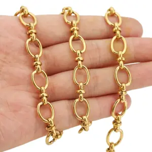 Heavy Gold-Plated Stainless Steel Jewelry Chain 15 S4a2366bfed264995b255c2c273e4986e5