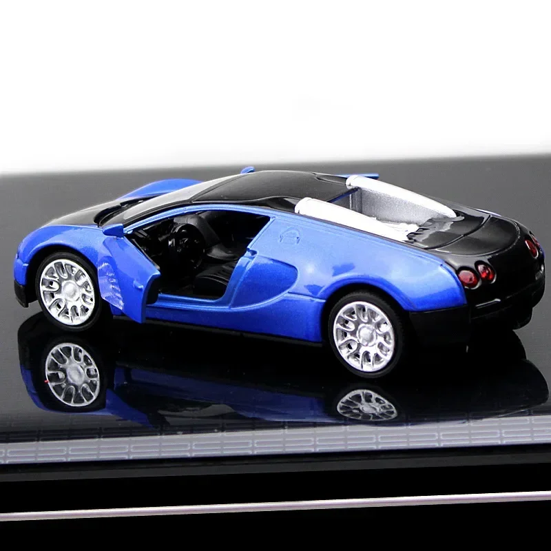1:36 Scale Diecast Metal Car Model in Blue, Red, or Yellow 6 1:36 Scale Diecast Metal Car Model in Blue, Red, or Yellow - Image 6