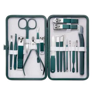 Dark Teal Professional Nail Care Set with 18 Tools 15 S4a2dfa11753a4158b7b74e400fdb6e1f2