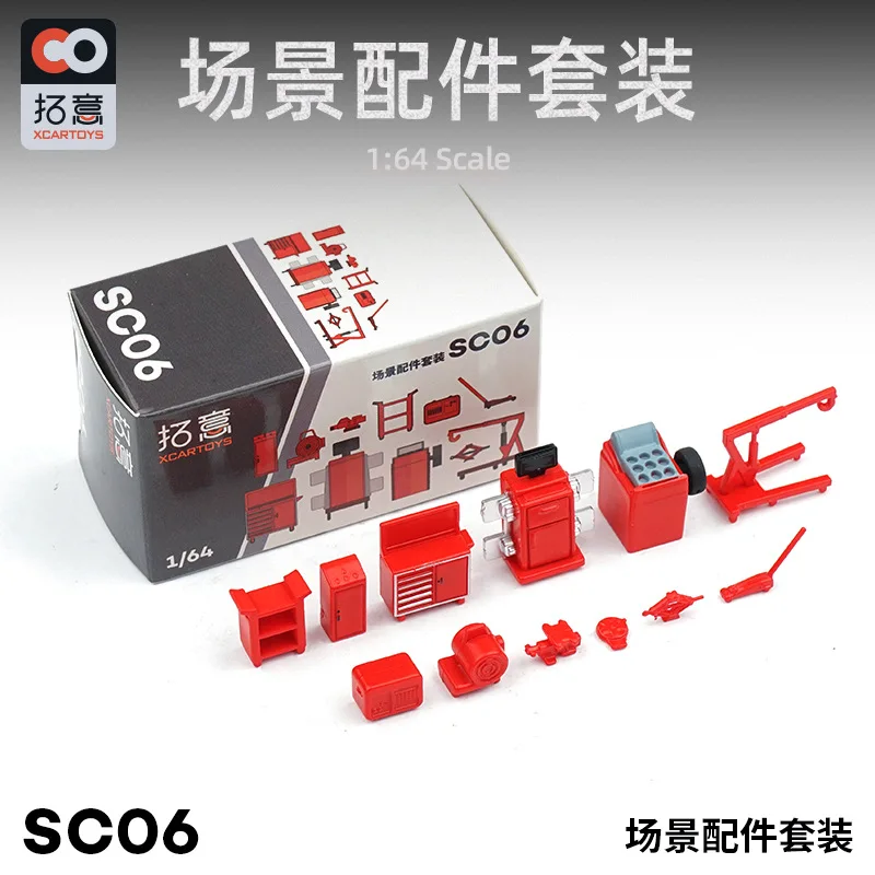 1:64 Diecast Car Scene Accessories Set 1 1:64 Diecast Car Scene Accessories Set