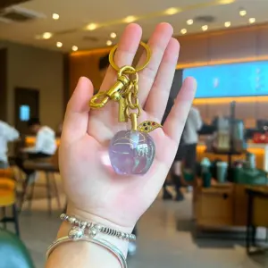 Vibrant Purple Kirsite Apple Keychain 18 S4a540a3993b24736adb9a19827c23a3dW