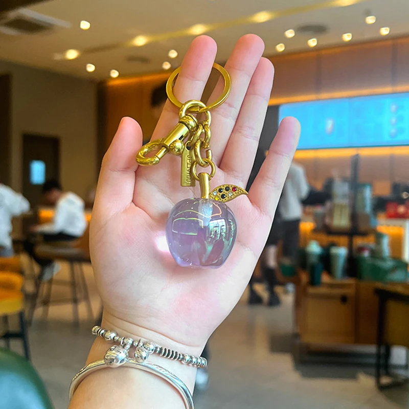 Vibrant Purple Kirsite Apple Keychain 9 Vibrant Purple Kirsite Apple Keychain - Image 9