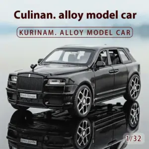1:32 Scale Black Diecast Rolls Royce Cullinan Model 12 S4a565e5832b04932921431fe46f82b4eb
