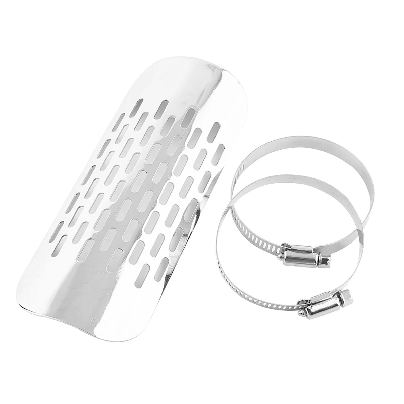 Stainless Steel Motorcycle Exhaust Heat Shield 7 Stainless Steel Motorcycle Exhaust Heat Shield - Image 7