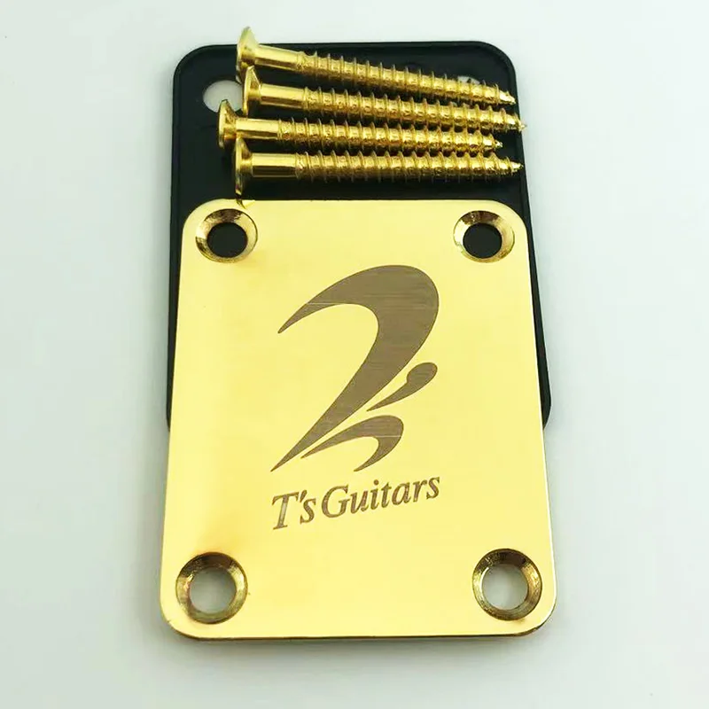 T & S Guitar Neck Plate with Screws 4 T & S Guitar Neck Plate with Screws - Image 4