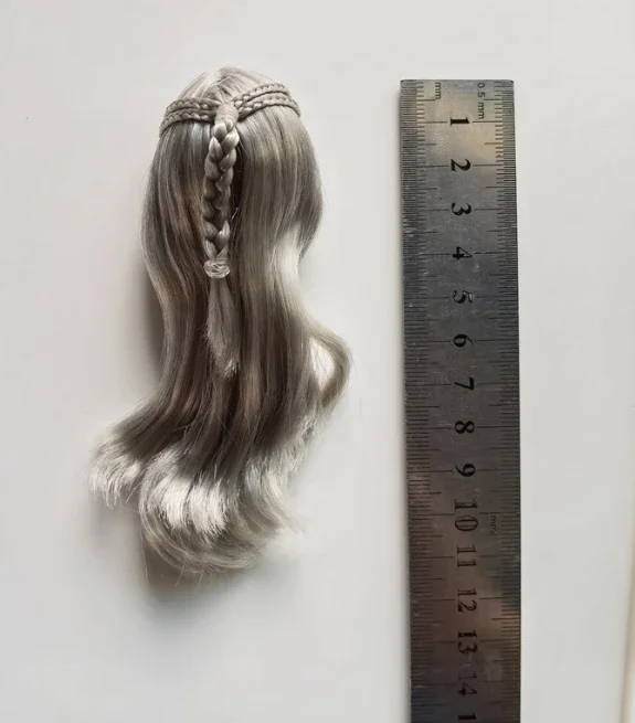 12-Inch Curly Flannel Doll Wig for Action Figures 9 12-Inch Curly Flannel Doll Wig for Action Figures - Image 9