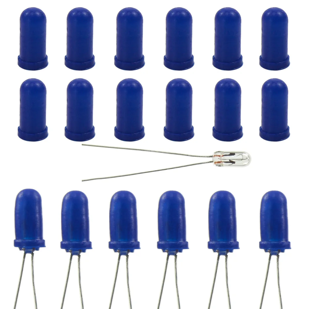 Blue Rubber LED Covers for 3mm Bulbs 2 Blue Rubber LED Covers for 3mm Bulbs - Image 2