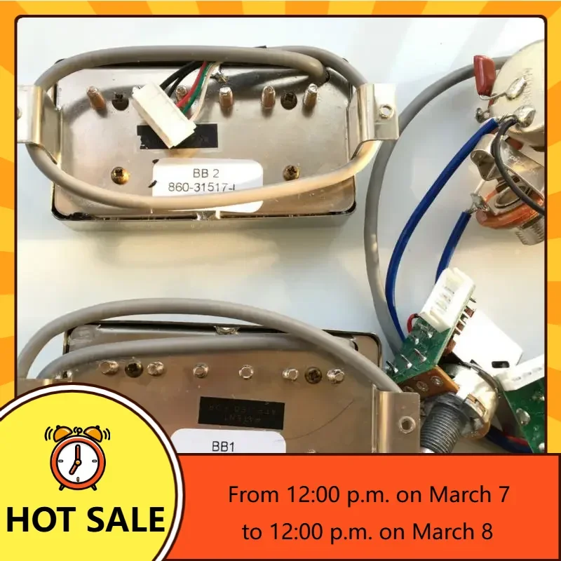 Premium USA-Made Humbucker Pickup Set BB1 BB2 2 Premium USA-Made Humbucker Pickup Set BB1 BB2 - Image 2