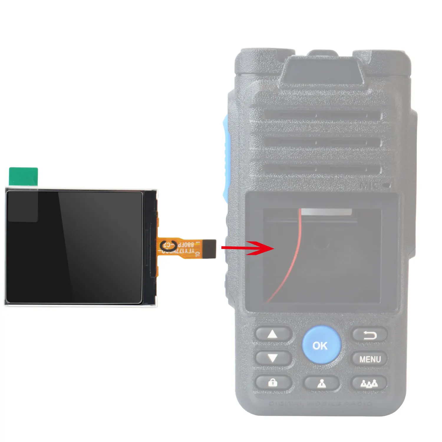 White LCD Display for HIROYASU HI-R23 5 White LCD Display for HIROYASU HI-R23 - Image 5