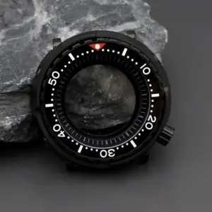 Black Tuna Canned Watch Case for NH35 Model