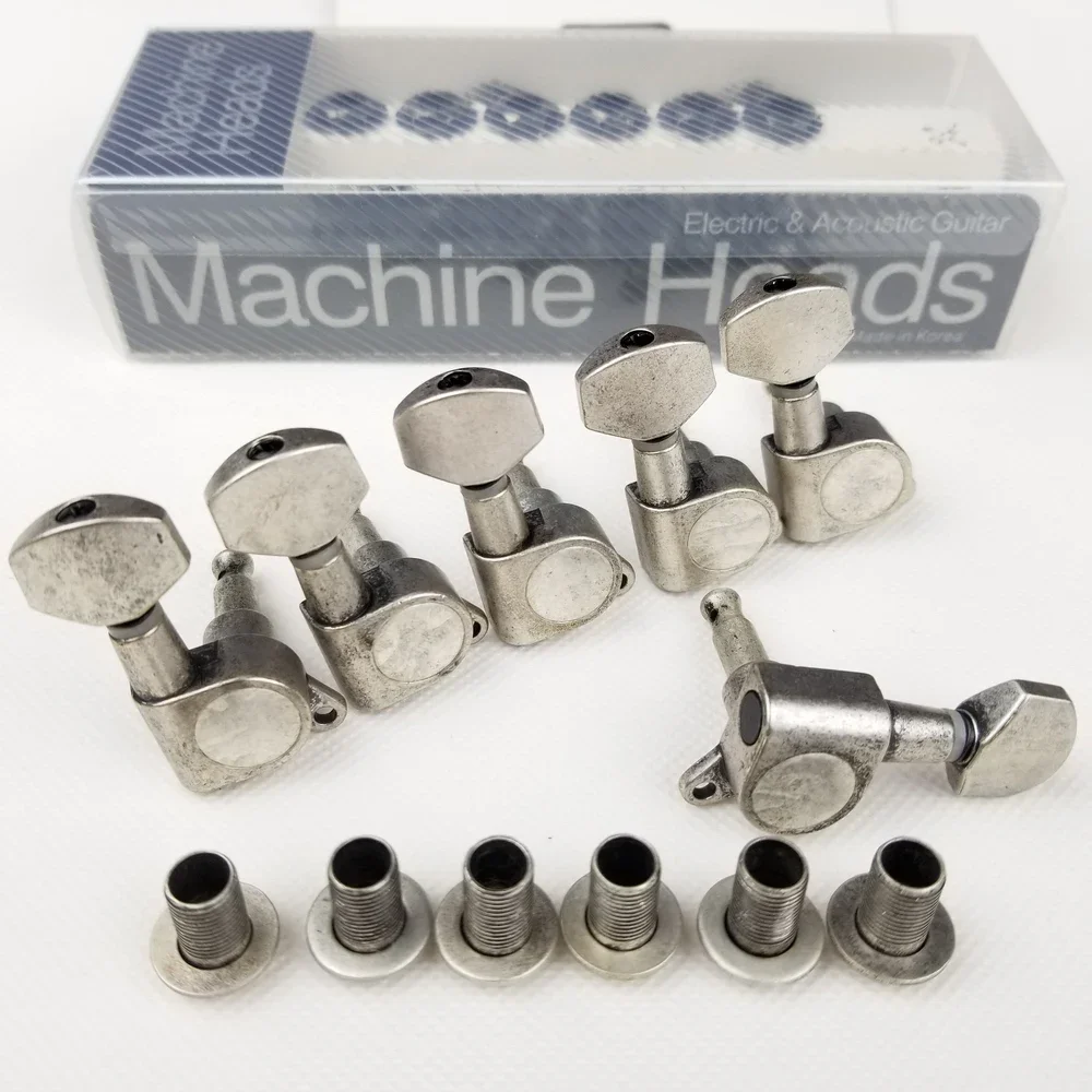 Antique Black Guitar Tuning Pegs Set 2 Antique Black Guitar Tuning Pegs Set - Image 2