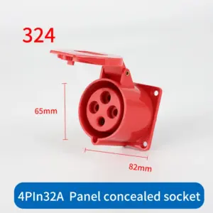 Industrial Waterproof Power Connector 32A 220/380V 16 S4b02a6e0da014138ba72f01bd64d1bb6X