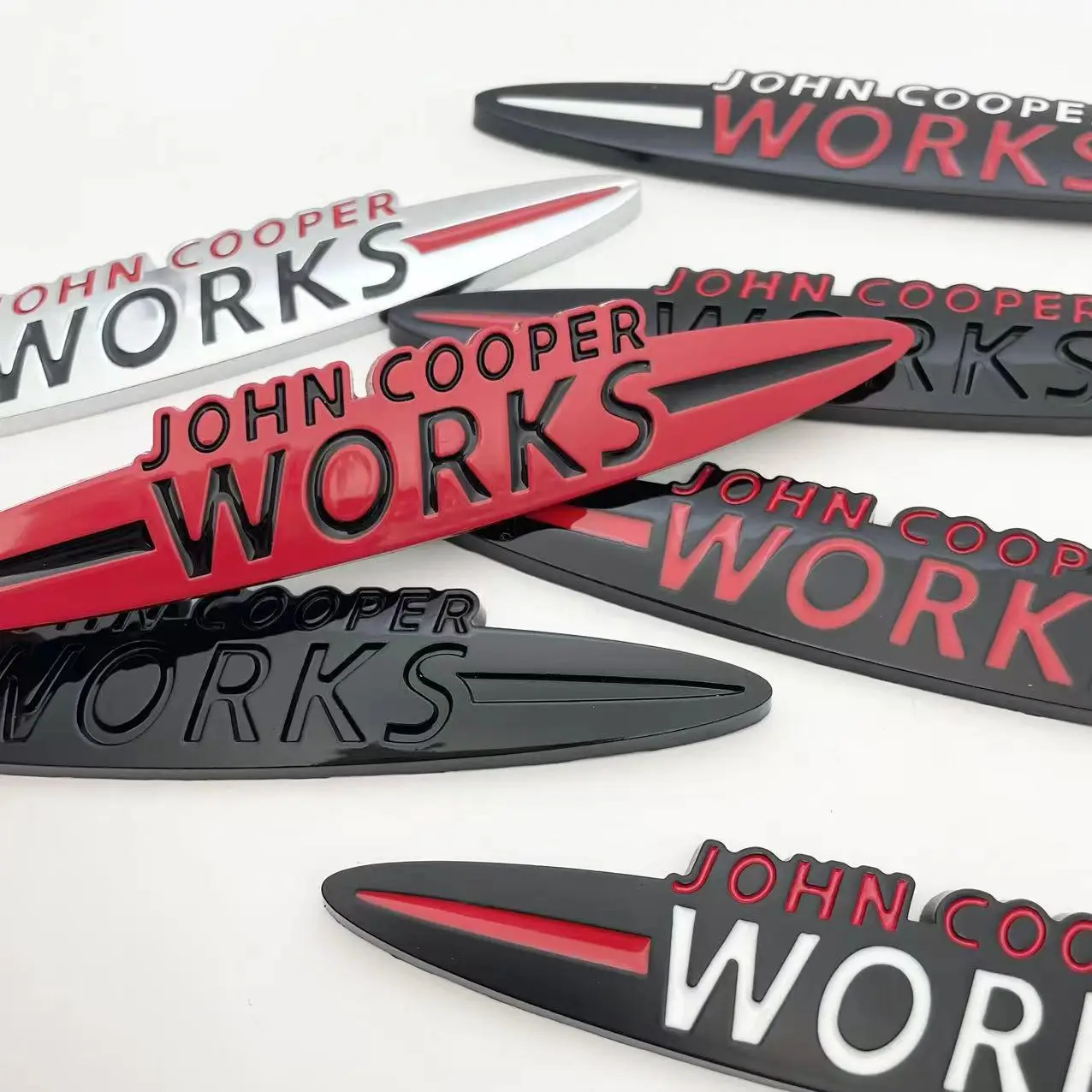 Mini John Cooper Works Grille Emblem Sticker 5 Mini John Cooper Works Grille Emblem Sticker - Image 5