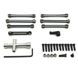 RC Car Metal Tie Rod Set for 1/14 & 1/12 Models 16 S4b0440a6851c4fc8a2dd429b28f4d774o