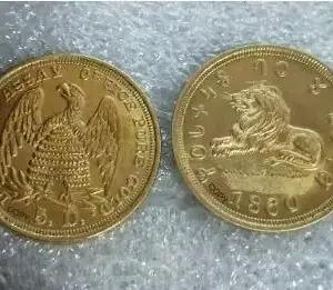 19th Century American Lion Gold Replica Coin 6 S4b076863a3c84153a5995631c9027230P