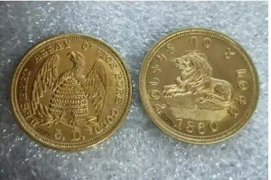 19th Century American Lion Gold Replica Coin 3 19th Century American Lion Gold Replica Coin - Image 3