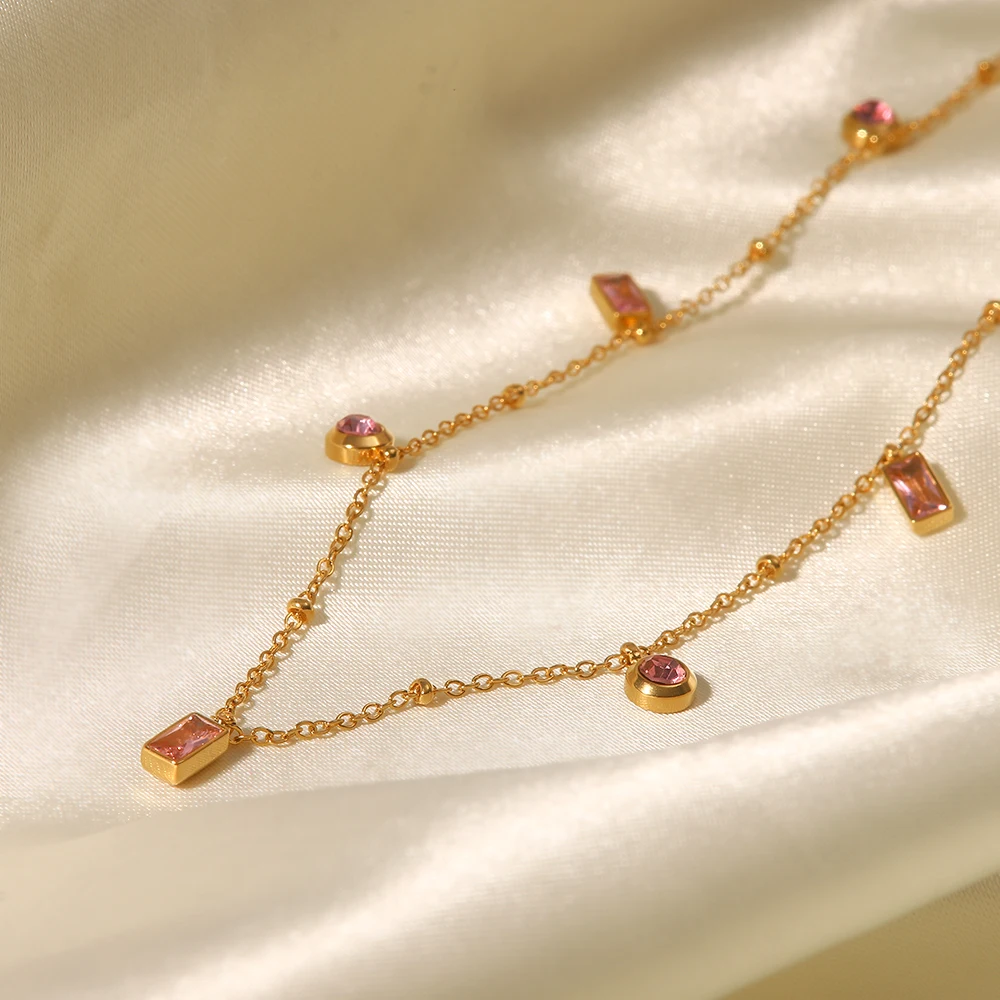 Gold-Tone Stainless Steel Necklace JDB201457 3 Gold-Tone Stainless Steel Necklace JDB201457 - Image 3