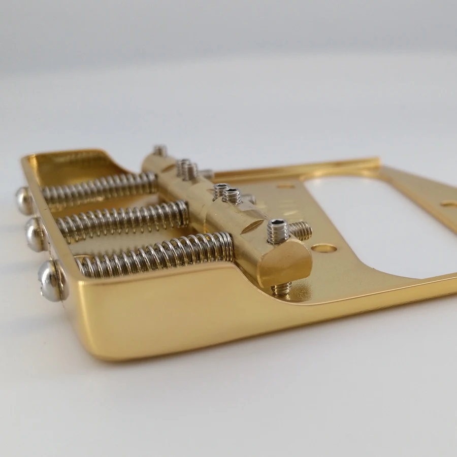 Gold Tele Guitar Bridge Upgrade 3 Gold Tele Guitar Bridge Upgrade - Image 3