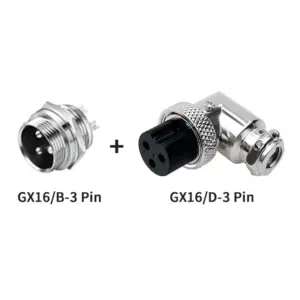 GX16 Waterproof 2-9 Pin Elbow Connectors Set 12 S4b1ef5c003c64257bdf4fa797a2dde01K