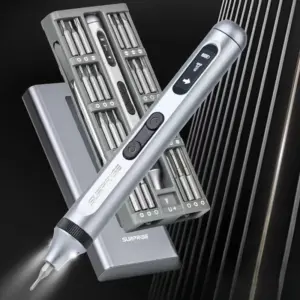 Silver Precision Electric Screwdriver Kit 10 S4b20e910085744d8843c730af1b1f80c0