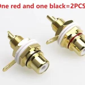 Gold RCA Lotus Female Connectors for Audiovisuals 15 S4b4098a0b9e0463b807c943ba92685de2