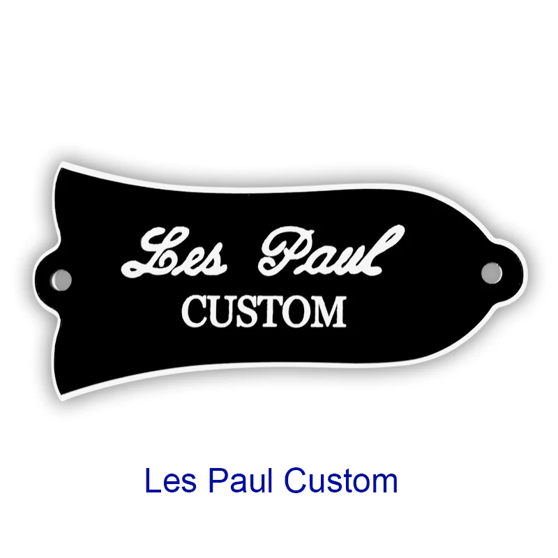 Gibson Les Paul Black Truss Rod Cover Plate 8 Gibson Les Paul Black Truss Rod Cover Plate - Image 8
