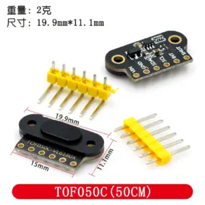 Black ToF Laser Ranging Sensor Module (50cm, 2m, 4m) 17 S4b49edad889d46e5ab161128400e6000s