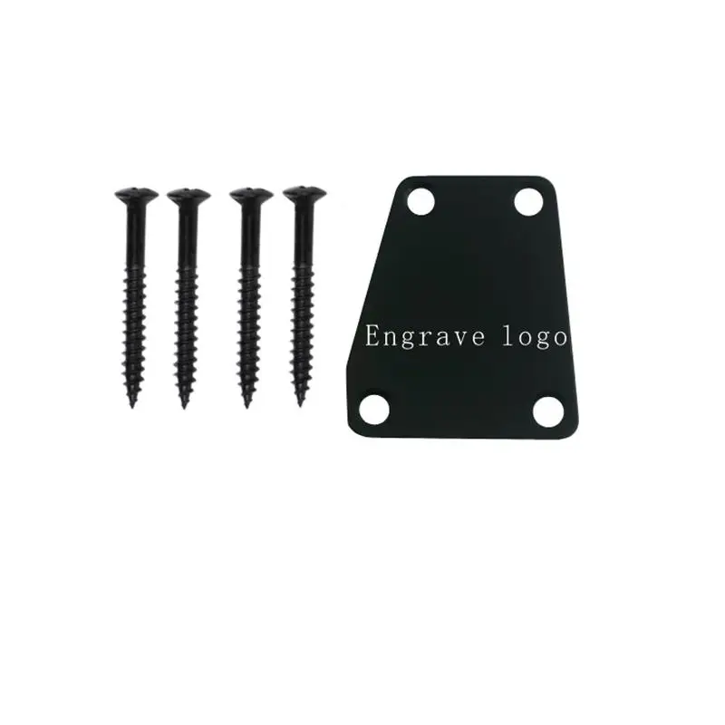 Custom Metal Neck Plate for Electric Guitars 4 Custom Metal Neck Plate for Electric Guitars - Image 4