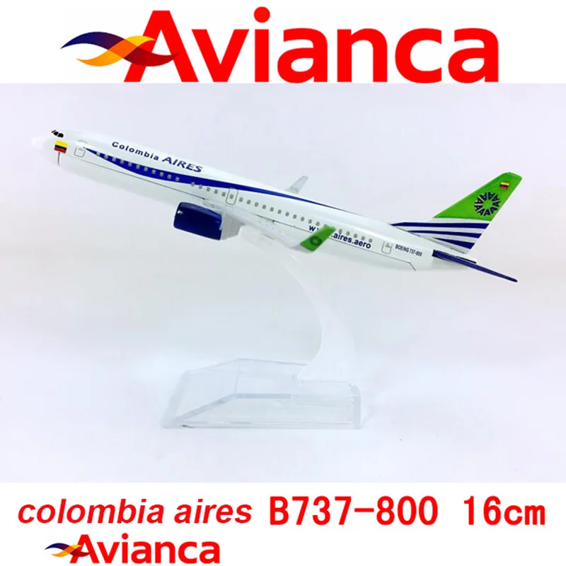 Avianca B737-800 1:400 Scale Diecast Model 2 Avianca B737-800 1:400 Scale Diecast Model - Image 2