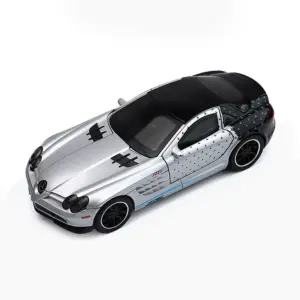 Silver Mercedes-Benz SLR McLaren 722 Model
