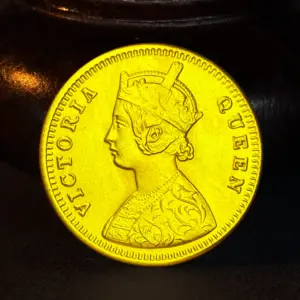 Vintage Queen Victoria Copper Coin Replica 21.6mm