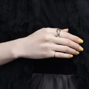 Stainless Steel Contrast Ring with Gold Accent 8 S4bb45a59c0574b4f918756a88756f9cdk