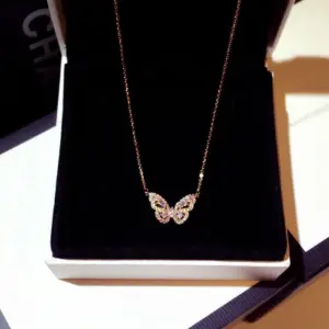 Sterling Silver Butterfly Necklace, 45cm Length 6 S4bc6480db0cc48c9a1db35fa8debfa3eZ