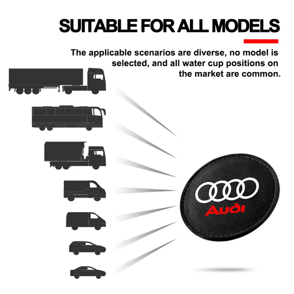 Premium Leather Car Coasters for Vehicles 2 Premium Leather Car Coasters for Vehicles - Image 2