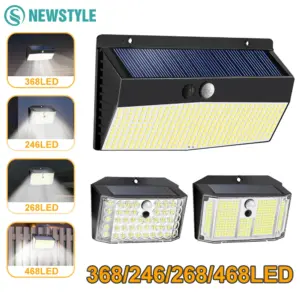 Outdoor Solar LED Wall Lights 120 Lumen, IP65